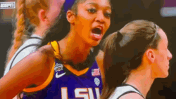 Angel Reese Can't See Sign GIF