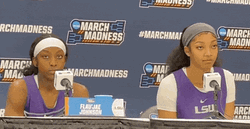 Angel Reese Press Conference GIF