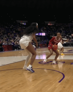 Angel Reese Spank The Ball GIF