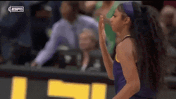 Angel Reese Taunting Caitlin Clark GIF