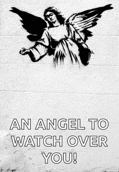 Angel Saying An Angel To Watch Over You GIF