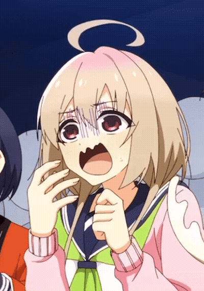 Angel Wing Girl Surprised Mouth Open GIF