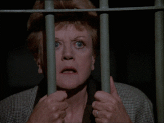 Angela Lansbury Saying No In Jail GIF