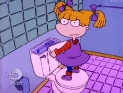 Angelica Pickles On Toilet