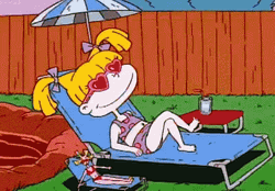 Angelica Pickles Sunbathing