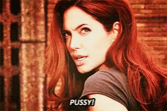Angelina Jolie Angry Shout GIF