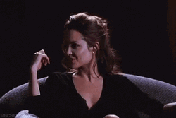 Angelina Jolie Looking Away GIF