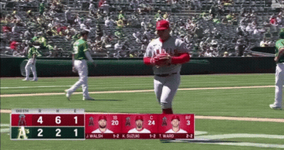 Angels Vs Dodgers Baseball Game GIF