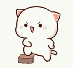Anger State Of Goma Peach While Tapping Feet GIF