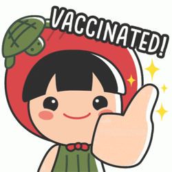 Angkukueh Girl Thumbs Up Vaccinated GIF
