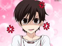 Angry Anime Haruhi Fujioka GIF