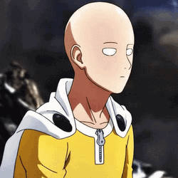 Angry Anime One Punch Man Saitama  GIF