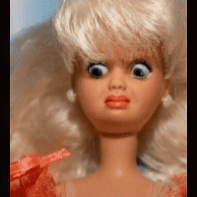 Angry Barbie Doll GIF