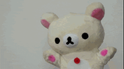 Angry Bear Cute Stuffed Toy GIF