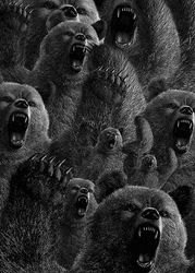 Angry Bears Raging Roar GIF