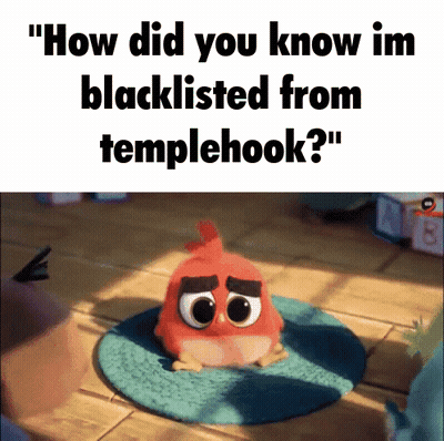 Angry Bird How Did You Know Im Blacklisted GIF