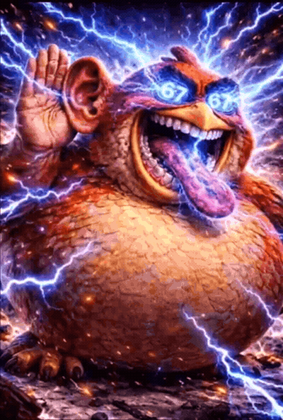 Angry Bird With Glasses Number 67 GIF