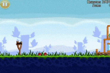 Angry Birds Crash Angry Birds Gameplay GIF