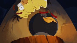 Angry Birds Flexible Chuck Dancing  GIF