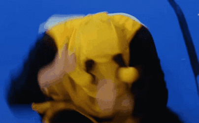 Angry Bumblebee Smashing Floor GIF