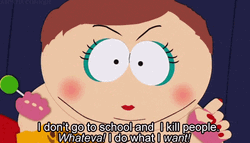 Angry Cartman I Do What I Want GIF