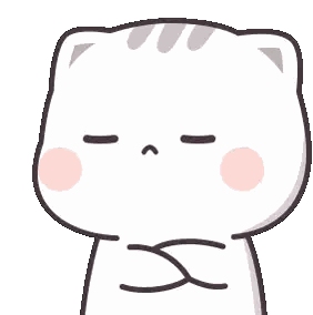 Angry Cartoon Cat Sticker