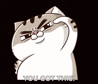 Angry Cartoon Cat You Got This GIF