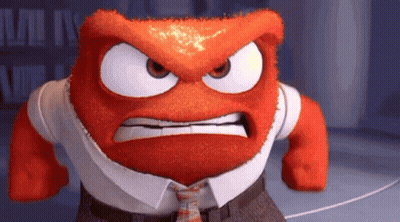 Angry Cartoon Character GIF