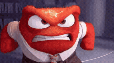 Angry Cartoon Character In Tie And White Shirt GIF