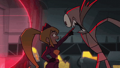 Angry Cartoon Character Pointing GIF