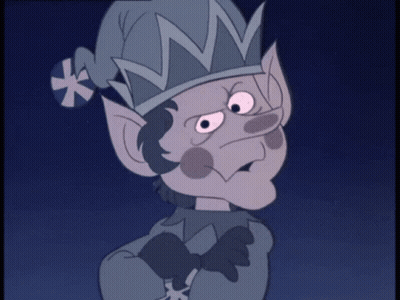 Angry Cartoon Character With Crown GIF