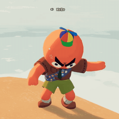 Angry Cartoon Character With Hat GIF