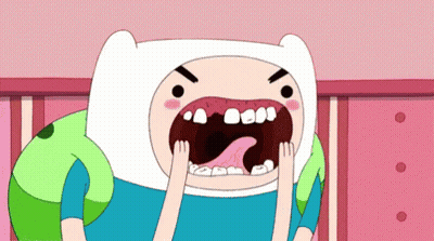 Angry Cartoon Character With Huge Mouth GIF