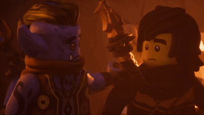 Angry Cartoon Character With Scarf GIF