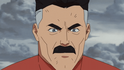 Angry Cartoon Man With Mustache And Red Shirt GIF