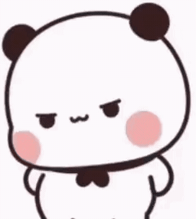Angry Cartoon Panda Bear GIF