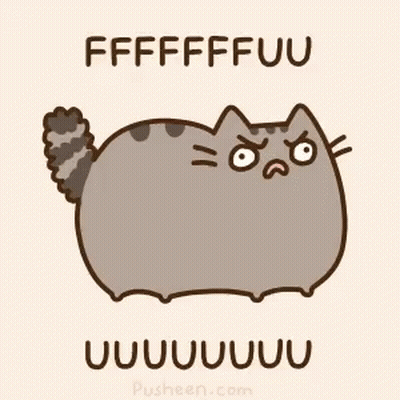 Angry Cat Saying Fffffffuu GIF