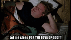 Angry Chris Farley Cant Sleep GIF