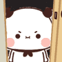 Angry Cute Mochi Panda GIF