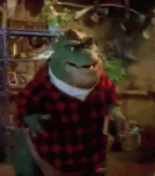 Angry Dinosaur Earl Sinclair GIF