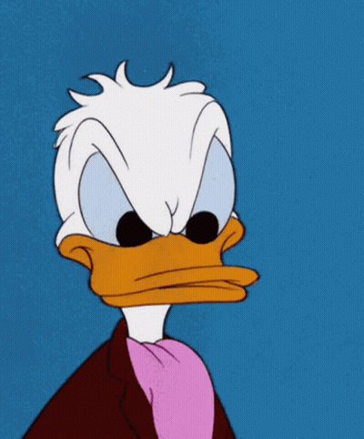 Angry Donald Duck GIF