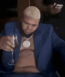 Angry Druski We Got Em Throws Glass GIF