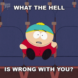 Angry Eric Cartman Watching Helen Keller The Musical GIF