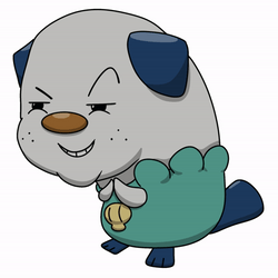 Angry Face Oshawott  GIF