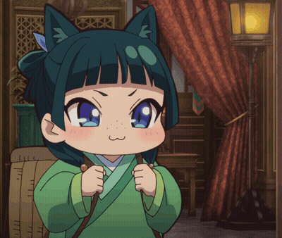 Angry Girl With Cat Ears And Blue Eyes GIF