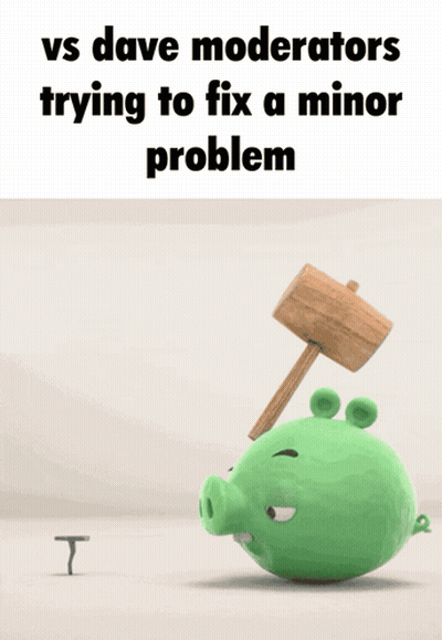 Angry Green Bird With Hammer GIF