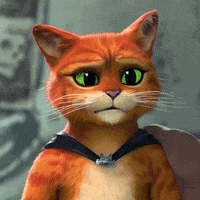 Angry Green Puss In Boots Eyes GIF