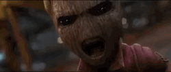 Angry Groot Screaming GIF