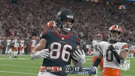 Angry Houston Texans Player Kick GIF