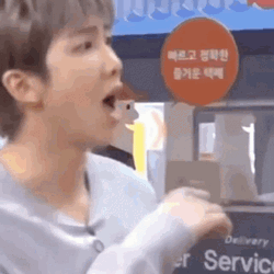 Angry Kim Nam-Joon  GIF